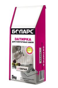 БОЛАРС Затирка для плиточных швов серая 5кг ― Оптовая продажа строительных материалов ТД "Одис"