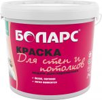 БОЛАРС Краска водно-дисперсионная ДЛЯ СТЕН И ПОТОЛКОВ RAL6019 бело-зеленый 40кг