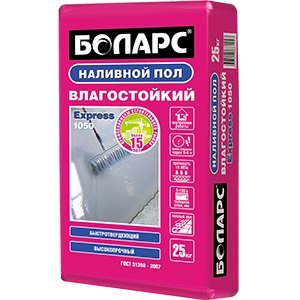 БОЛАРС Пол наливной цементный влагостойкий EXPRESS 1050, 25кг ― Оптовая продажа строительных материалов ТД "Одис"