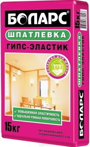 БОЛАРС Шпатлевка гипсовая ГИПС-ЭЛАСТИК 15кг ― Оптовая продажа строительных материалов ТД "Одис"