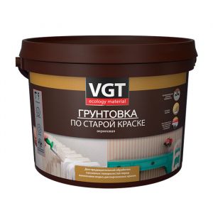 ВГТ Грунтовка ВД-АК-0301 по старой краске 10кг ― Оптовая продажа строительных материалов ТД "Одис"