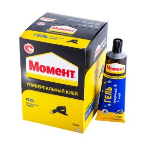 МОМЕНТ Клей универсальный Гель 30мл в шоу-боксе ― Оптовая продажа строительных материалов ТД "Одис"