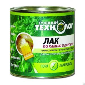 ГЛАВНЫЙ ТЕХНОЛОГ Лак по камню и кирпичу глянцевый 3л ― Оптовая продажа строительных материалов ТД "Одис"