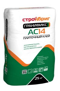 СТРОЙБРИГ Клей плиточный ГРАНИФИКС АС14 для керамогранита 25кг ― Оптовая продажа строительных материалов ТД "Одис"