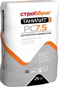 СТРОЙБРИГ Штукатурка цементная ТАНИЛИТ РС7.5, 25кг ― Оптовая продажа строительных материалов ТД "Одис"