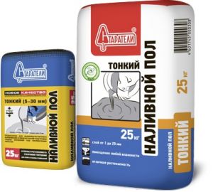 СТАРАТЕЛИ Пол наливной "Тонкий" самонивелирующийся ГОСТ 31358, 25кг ― Оптовая продажа строительных материалов ТД "Одис"