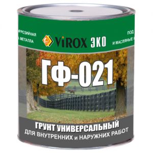 VIROX ЭКО Грунт ГФ-021 серый 2,7кг ― Оптовая продажа строительных материалов ТД "Одис"