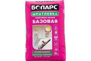 БОЛАРС Шпатлевка гипсовая БАЗОВАЯ 20кг ― Оптовая продажа строительных материалов ТД "Одис"