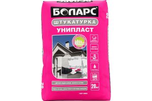 БОЛАРС Штукатурка известково-цементная УНИПЛАСТ 20кг ― Оптовая продажа строительных материалов ТД "Одис"