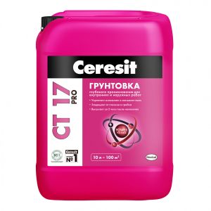 CERESIT CT17 PRO Грунтовка глубокого проникновения 10л ― Оптовая продажа строительных материалов ТД "Одис"
