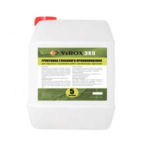 VIROX ЭКО Грунт акриловый глубокого проникновения 5л  ― Оптовая продажа строительных материалов ТД "Одис"