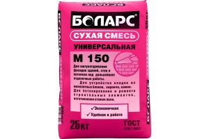 БОЛАРС Смесь сухая универсальная М 150 25кг ― Оптовая продажа строительных материалов ТД "Одис"