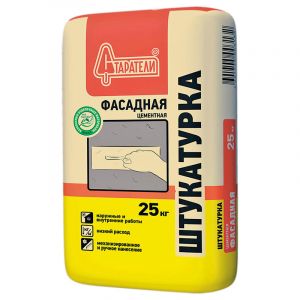 СТАРАТЕЛИ Штукатурка цементная "Фасадная" ГОСТ 33083, 25кг ― Оптовая продажа строительных материалов ТД "Одис"