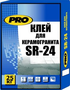 PRO SR-24 Клей для керамогранита 25кг ― Оптовая продажа строительных материалов ТД "Одис"