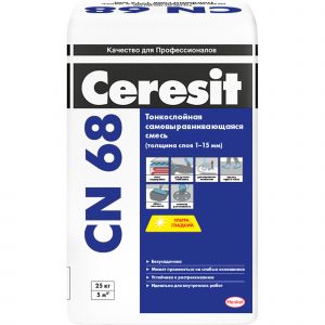 CERESIT CN68 Смесь тонкослойная самовыравнивающаяся 1-15мм 25кг ― Оптовая продажа строительных материалов ТД "Одис"