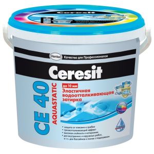 CERESIT CE 40 Затирка эластичная водооттал. противогрибковая персик 2кг ― Оптовая продажа строительных материалов ТД "Одис"