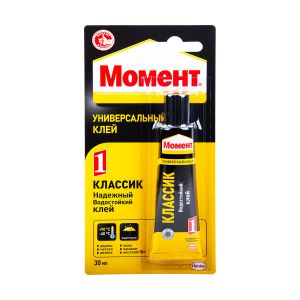 МОМЕНТ Клей универсальный 1 Классик 30мл в блистере ― Оптовая продажа строительных материалов ТД "Одис"