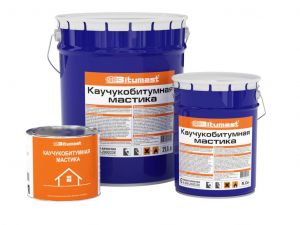 BITUMAST Мастика каучукобитумная 18кг ― Оптовая продажа строительных материалов ТД "Одис"