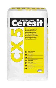 CERESIT CX5 Цемент ВД монтажный и водоотталкивающий 25кг ― Оптовая продажа строительных материалов ТД "Одис"