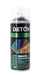 DETON UNIVERSAL Эмаль универсальная 520мл 1028 желтая ― Оптовая продажа строительных материалов ТД "Одис"