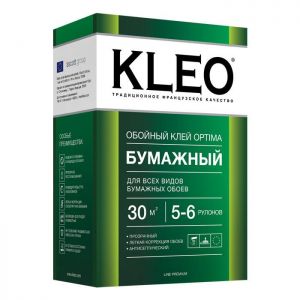 KLEO OPTIMA 5-6, Клей для любых бумажных обоев, сыпучий 120гр ― Оптовая продажа строительных материалов ТД "Одис"