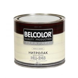 BELCOLOR Лак НЦ-243 матовый 0,7кг ― Оптовая продажа строительных материалов ТД "Одис"