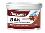 ОПТИМИСТ L210 Лак акриловый глянцевый для наружных и внутренних работ 10кг