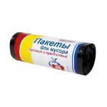 Мешки для мусора ПНД Эконом, черные 30л (50шт/рул)