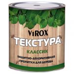 VIROX Защитно-декоративная пропитка для дерева ТЕКСТУРА КЛАССИК бесцветная (3л/2кг)