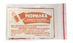Морилка сухая №16 светло-коричневая 4гр ― Оптовая продажа строительных материалов ТД "Одис"