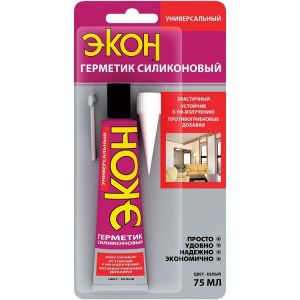 ЭКОН Герметик силиконовый универсальный 280мл белый ― Оптовая продажа строительных материалов ТД "Одис"