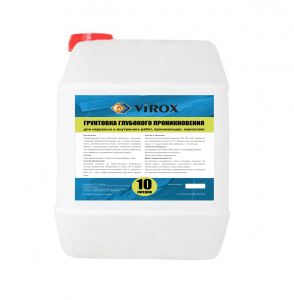 VIROX Грунт акриловый глубокого проникновения 10л ― Оптовая продажа строительных материалов ТД "Одис"