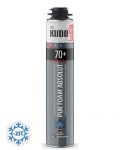 KUDO PROFF 70+ Пена монтажная профи 1000мл зимняя (ARKTIKA NORD -25°C)
