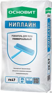 ОСНОВИТ Ровнитель универсальный НИПЛАЙН FK47, 25кг ― Оптовая продажа строительных материалов ТД "Одис"