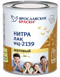 ЯРОСЛАВСКИЕ КРАСКИ Лак нитра НЦ-2139 матовый 1,7кг ― Оптовая продажа строительных материалов ТД "Одис"