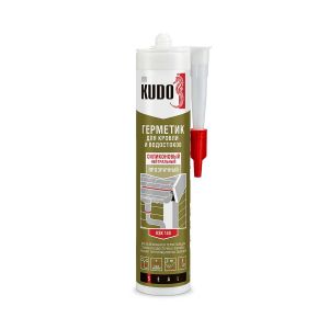 KUDO Герметик силиконовый для кровли KSK-146, 280мл шоколадно-коричневый ― Оптовая продажа строительных материалов ТД "Одис"