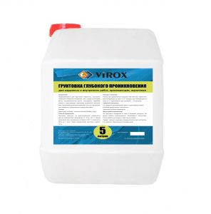 VIROX Грунт акриловый глубокого проникновения 5л ― Оптовая продажа строительных материалов ТД "Одис"