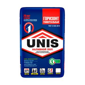 UNIS Пол наливной универсальный Горизонт быстротвердеющий 25кг ― Оптовая продажа строительных материалов ТД "Одис"