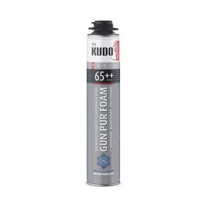 KUDO PROFF 65++ Пена монтажная профи 1000мл зимняя (ARKTIKA NORD -23°C) ― Оптовая продажа строительных материалов ТД "Одис"