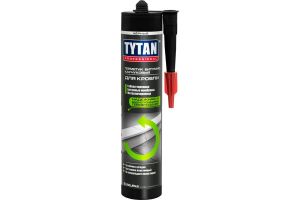 TYTAN Герметик битумно-каучуковый для кровли Professional 310мл черный ― Оптовая продажа строительных материалов ТД "Одис"