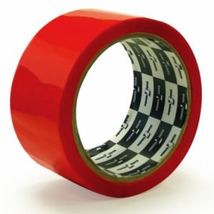 Лента клейкая упаковочная 50х57м (40мкм) красная ― Оптовая продажа строительных материалов ТД "Одис"