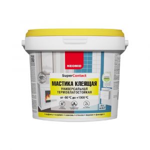 НЕОМИД Мастика клеящая термостойкая универсальная (4кг) готовый ― Оптовая продажа строительных материалов ТД "Одис"