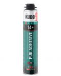 KUDO PROFF 14+ Клей-пена монтажная для теплоизоляции и декора всесезонная 1000мл