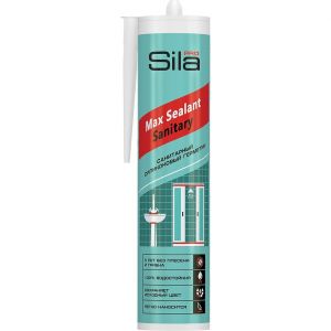 SILA PRO Max Sealant, Герметик силиконовый санитарный белый 280мл ― Оптовая продажа строительных материалов ТД "Одис"