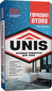 ЮНИС Ровнитель (стяжка для пола) Горизонт Hydro 25кг ― Оптовая продажа строительных материалов ТД "Одис"