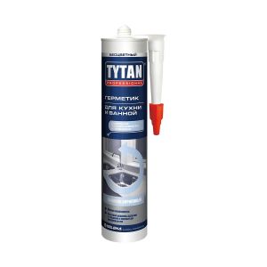 TYTAN Герметик силиконакриловый для кухни и ванной Professional 280мл прозрачный ― Оптовая продажа строительных материалов ТД "Одис"